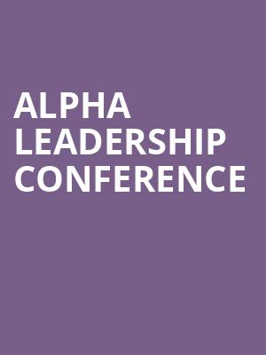 Alpha Leadership Conference at Royal Albert Hall